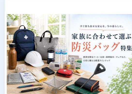 防災企画のメインビジュアル案